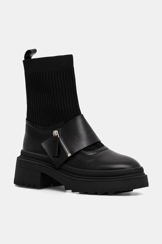 Nízké kozačky GOE textilní černá SS2N4071.BLACK