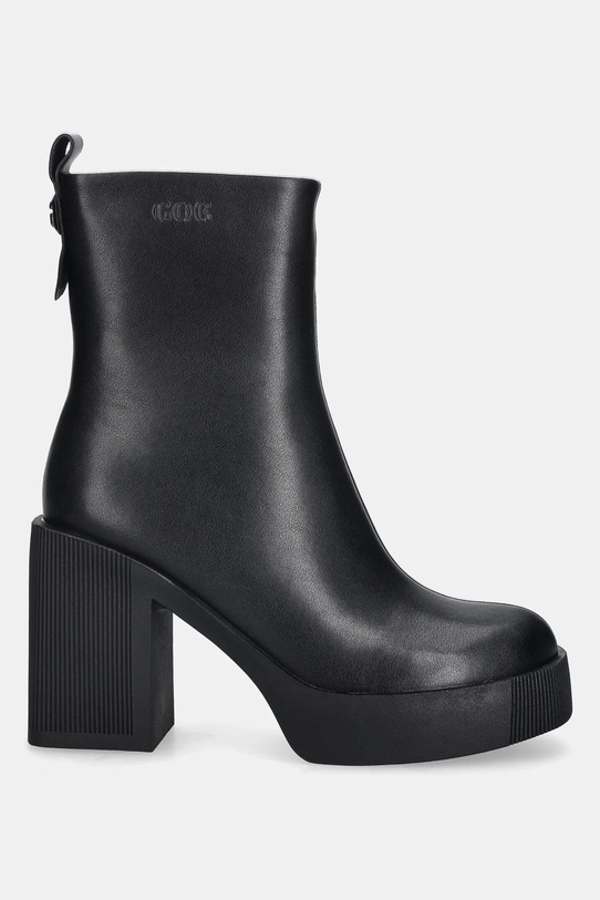 GOE botki skórzane SS2N4151.BLACK czarny ZW25