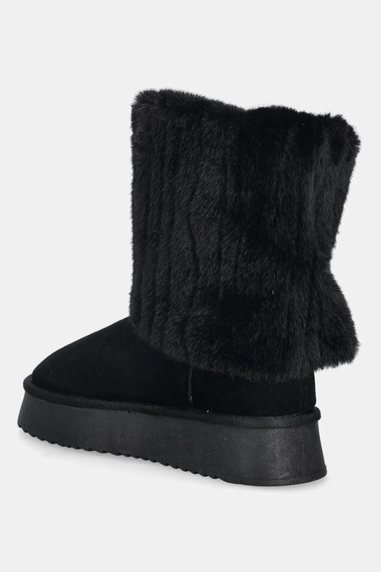 Obuwie GOE śniegowce zamszowe SS2N4307.BLACK czarny