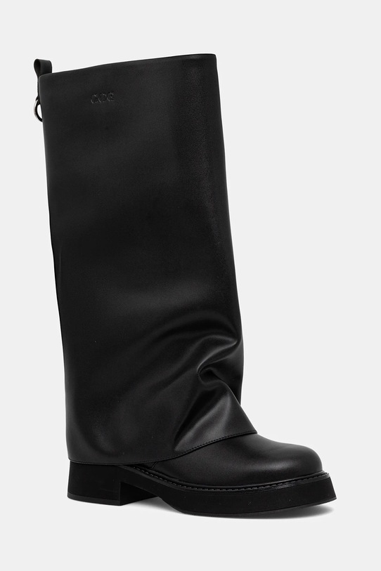 GOE kozaki skórzane słupek czarny SS2N4400.BLACK