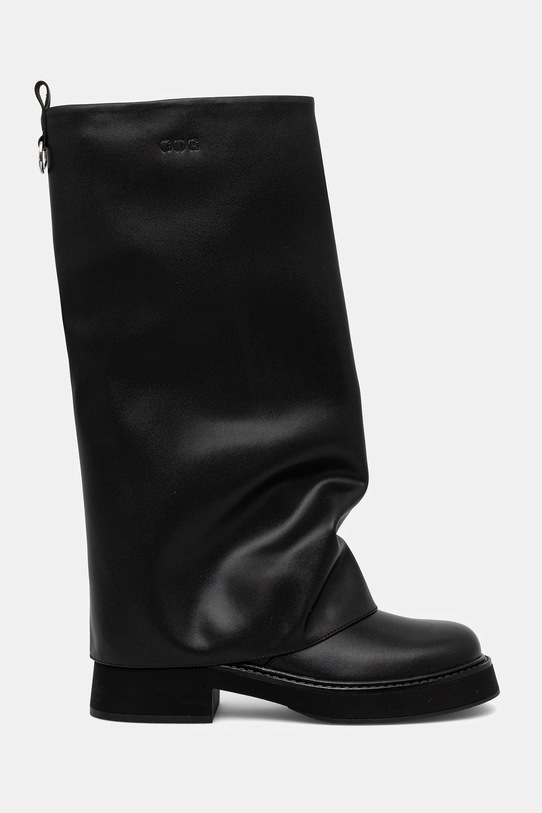 GOE kozaki skórzane SS2N4400.BLACK czarny ZW25