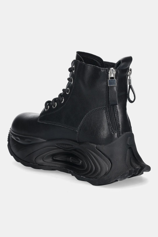 Obuwie GOE sneakersy skórzane SS2N4301.BLACK czarny