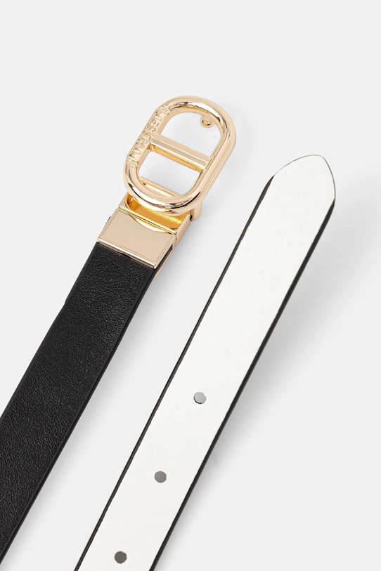 Fete Twinset curea reversibilă pentru copii 252GJ501C negru