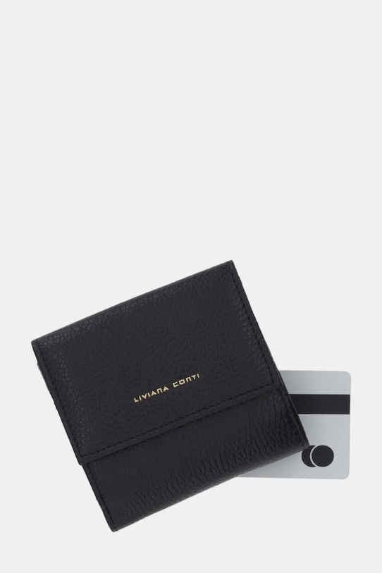 Liviana Conti portfel skórzany czarny A5WB53