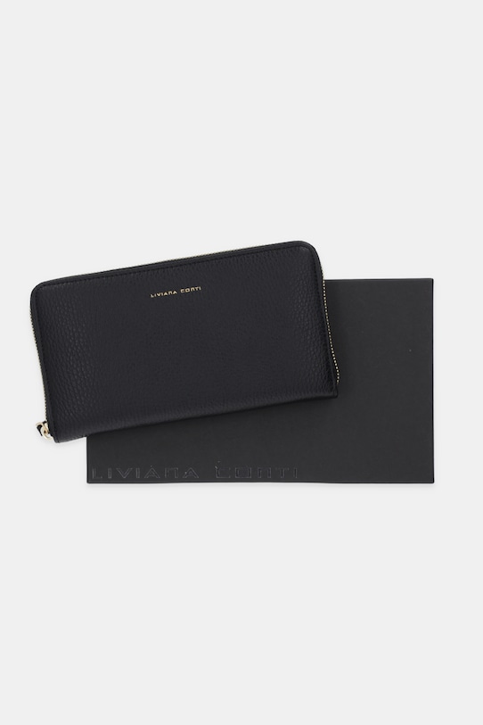 Liviana Conti portfel skórzany A5WB55 czarny