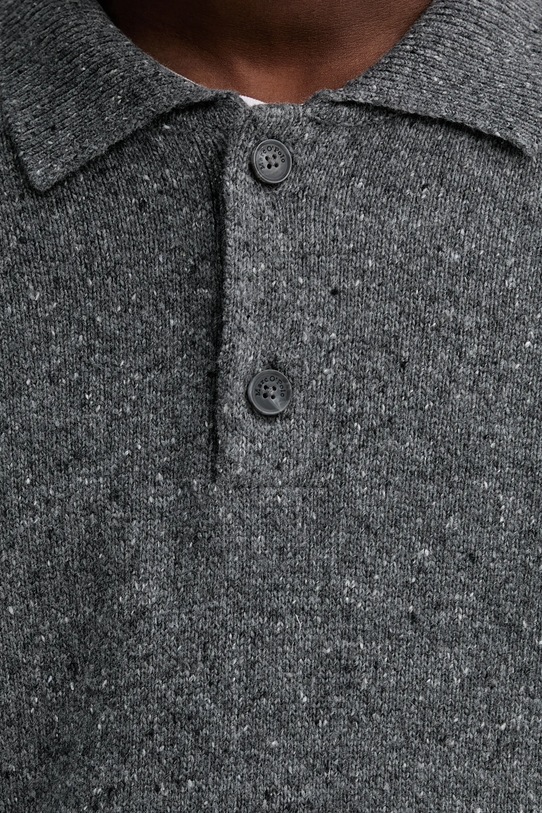Marc O'Polo sweter z dodatkiem wełny 530506660390 szary