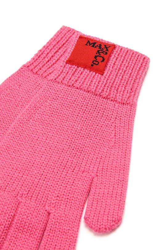 MAX&Co. mănuși cu lână MAXN2F GLOVE MX0243 roz ZW25