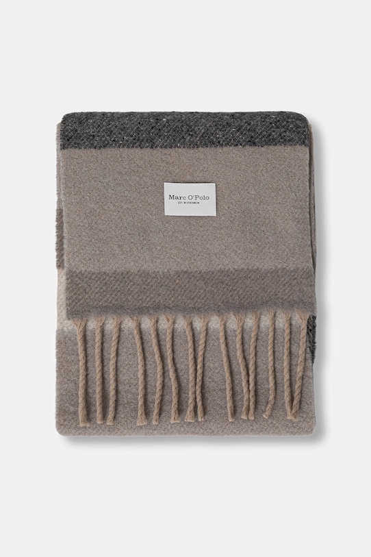 Šál s prímesou vlny Marc O'Polo 510810502113 hnedá ZW25