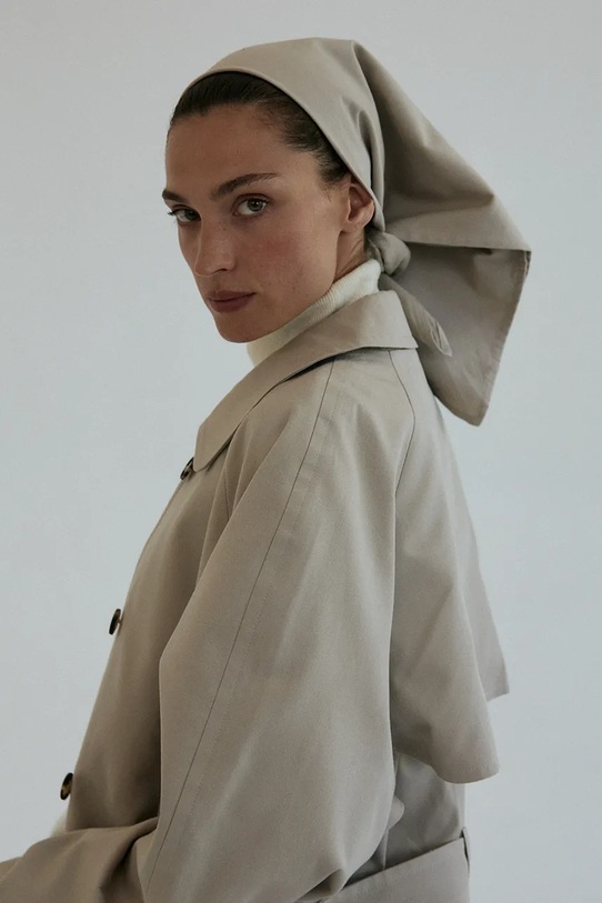 MUUV. chusta bawełniana BOUFF chusta.BOUFF beżowy