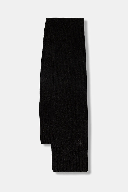 Marc O'Polo szalik z dodatkiem wełny melanż brązowy 530510902026