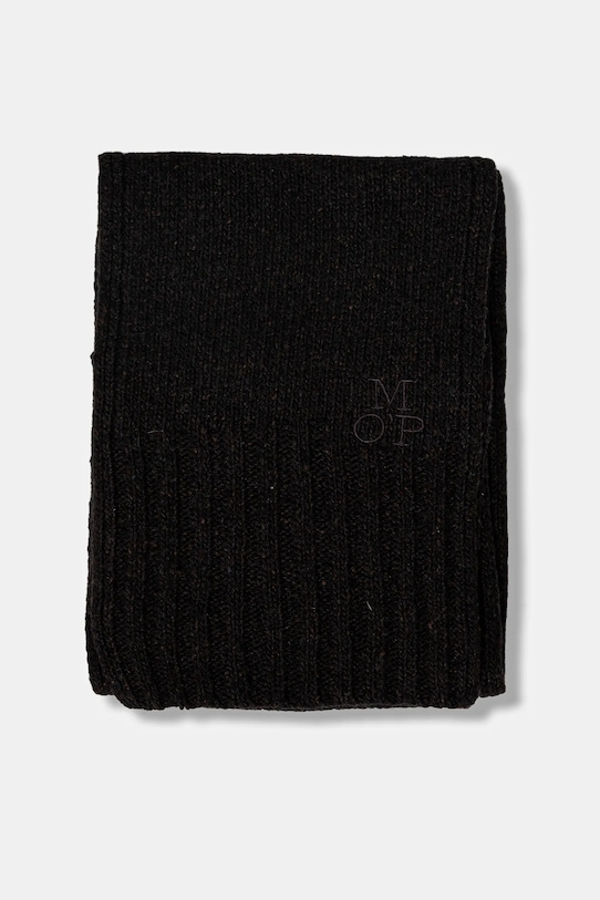 Marc O'Polo szalik z dodatkiem wełny 530510902026 brązowy ZW25