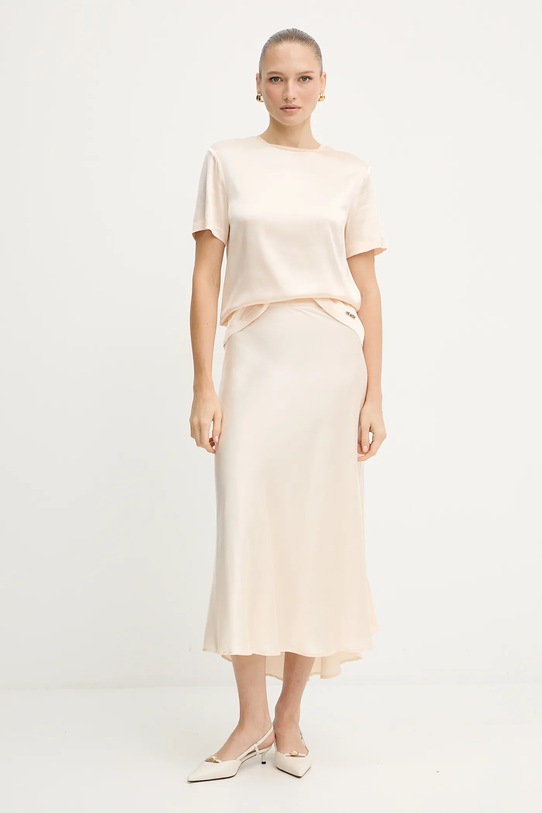 Silvian Heach spódnica FAREMI GPA25324LO beżowy ZW25