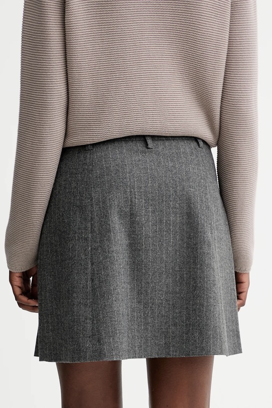 Odzież Marc O'Polo spódnica z dodatkiem wełny 510023720117 szary