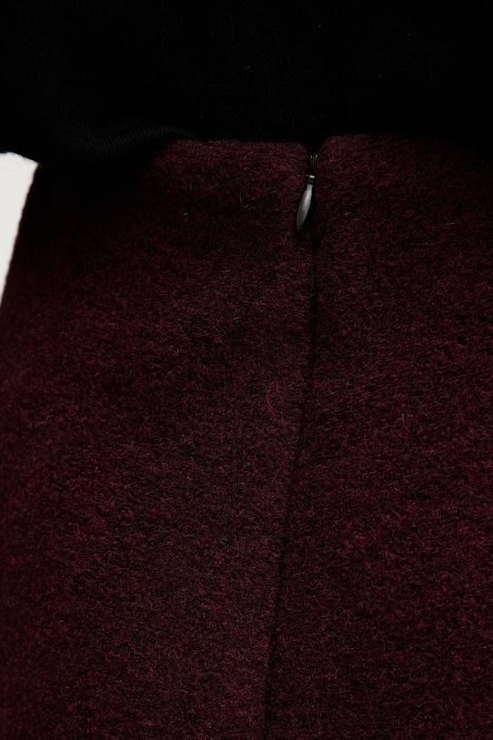 Marc O'Polo spódnica z dodatkiem wełny bordowy 5000007561