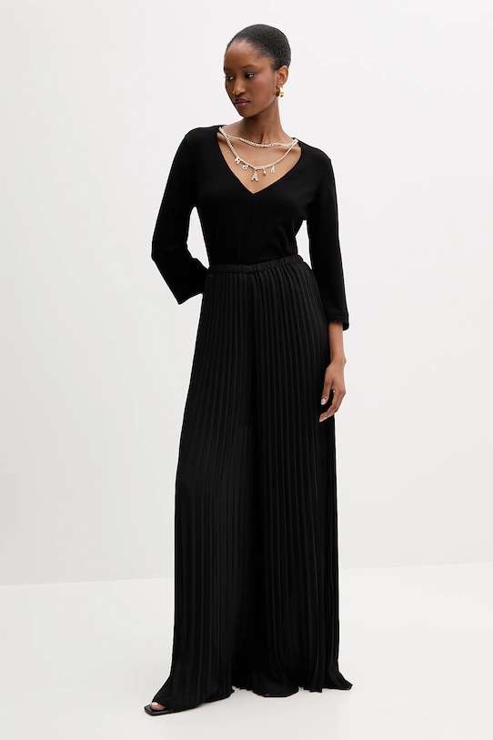 Kalhoty Silvian Heach BOHI GPA25317PA černá ZW25