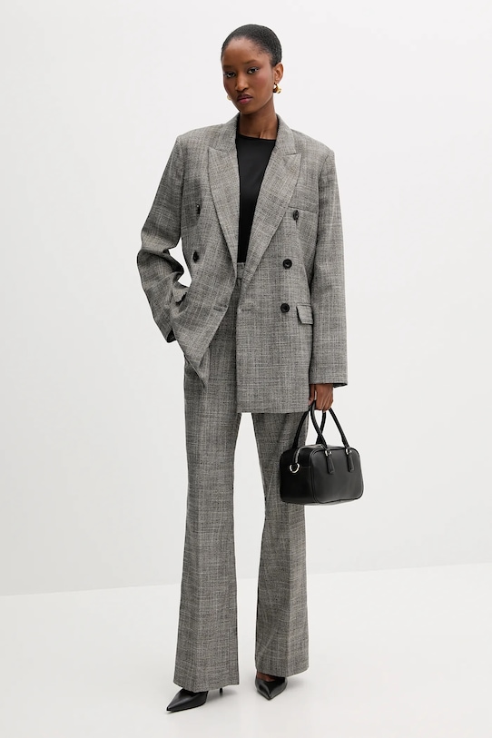 Hlače Silvian Heach CARILLO GPA25350PA siva ZW25