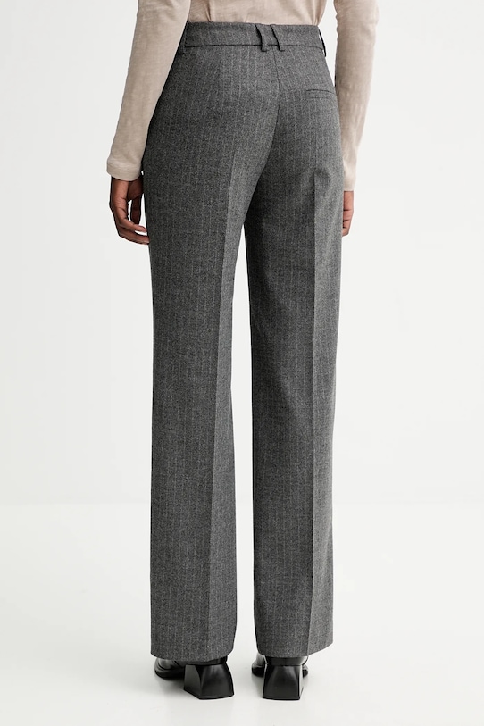 Odzież Marc O'Polo spodnie z dodatkiem wełny 510023710199 szary