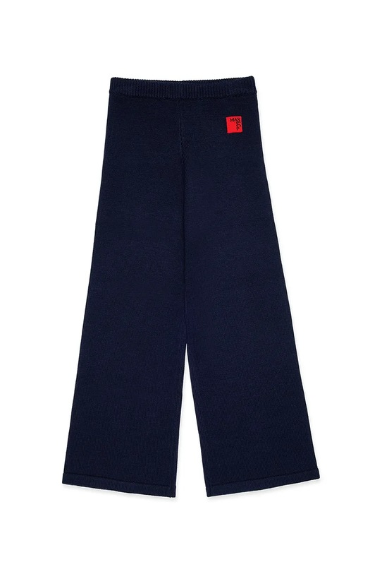MAX&Co. spodnie z dodatkiem wełny dziecięce MAXP33F TROUSERS dzianina granatowy MX0257