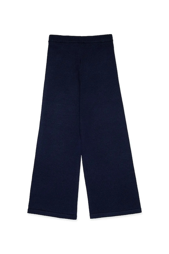 Detské nohavice s prímesou vlny MAX&Co. MAXP33F TROUSERS MX0257 tmavomodrá ZW25