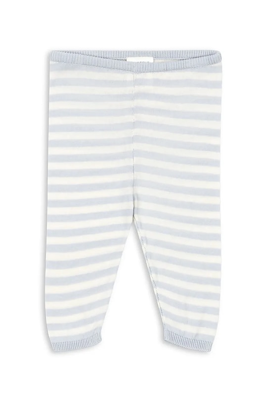 Fanga Fontana spodnie bawełniane niemowlęce VENTI KNIT PANTS GOTS wzorzyste niebieski FA100014