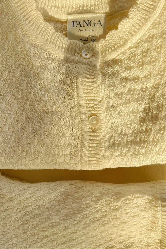 Detské bavlnené nohavičky Fanga Fontana VENTI POINTELLE PANTS GOTS FA100015