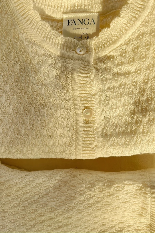 Detské bavlnené nohavičky Fanga Fontana VENTI POINTELLE PANTS GOTS FA100015