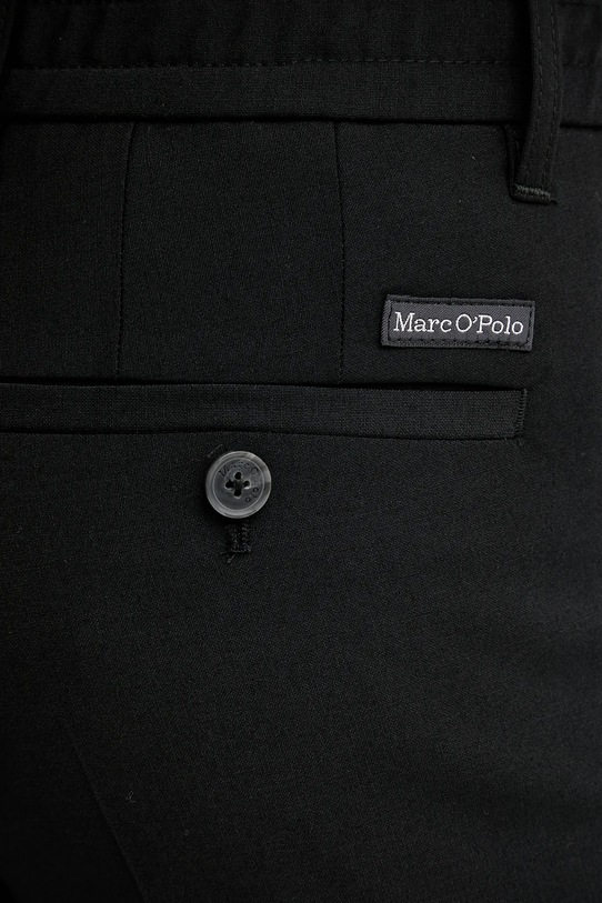Marc O'Polo spodnie z domieszką wełny czarny 530021410102