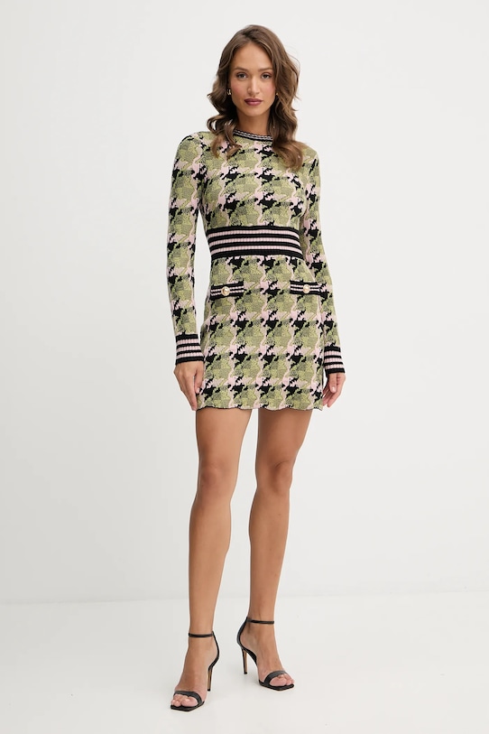 Silvian Heach sukienka AGVA GPA25272VE zielony ZW25