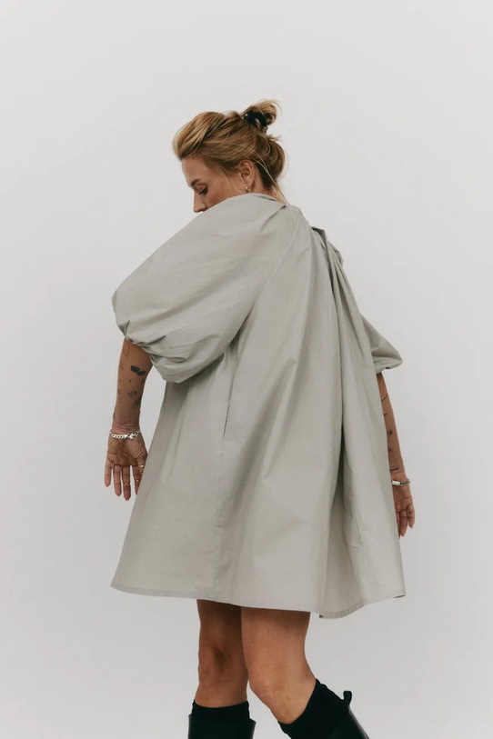 MUUV. rochie gri suk.kr.BUFFLE