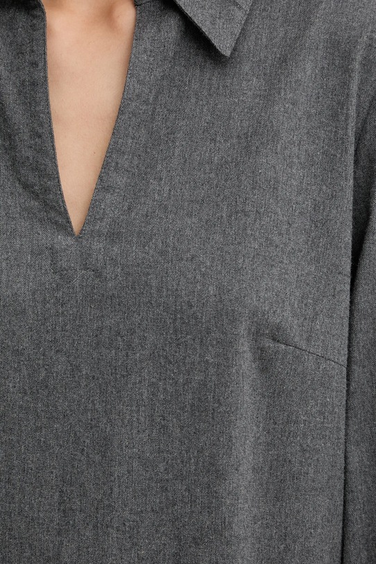 Marc O'Polo sukienka bawełniana 510089621497 szary