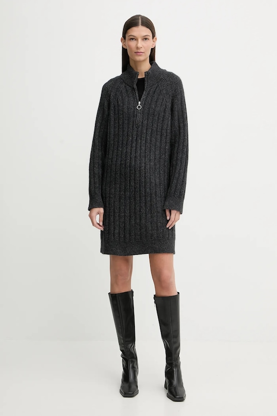 Marc O'Polo rochie cu lână 5000007477 gri ZW25