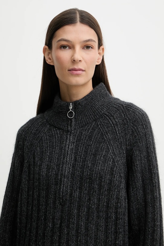 Marc O'Polo rochie cu lână gri 5000007477