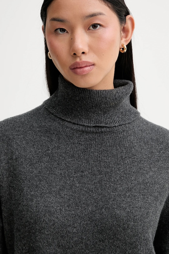 Marc O'Polo sukienka z dodatkiem wełny szary 5000007956