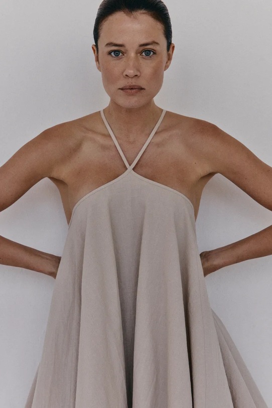 Muuv. letné šaty bavlnené PLAINS sukienka.krotka.PLAINS