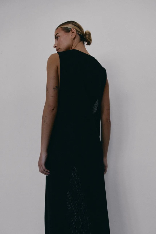 MUUV. sukienka LLARD czarny sukienka.dluga.LLARD