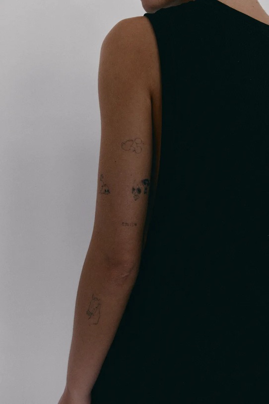 MUUV. sukienka LLARD sukienka.dluga.LLARD czarny