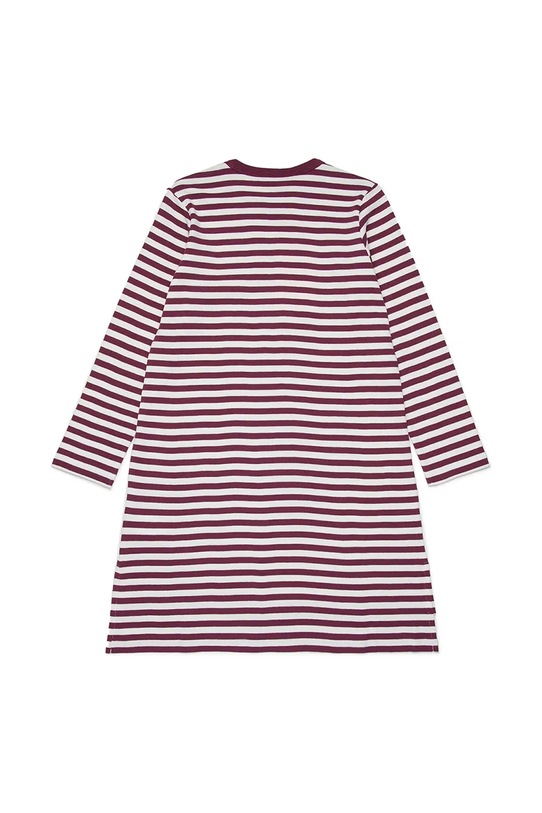MAX&Co. sukienka bawełniana dziecięca MAXD33F DRESS MX0193 bordowy ZW25