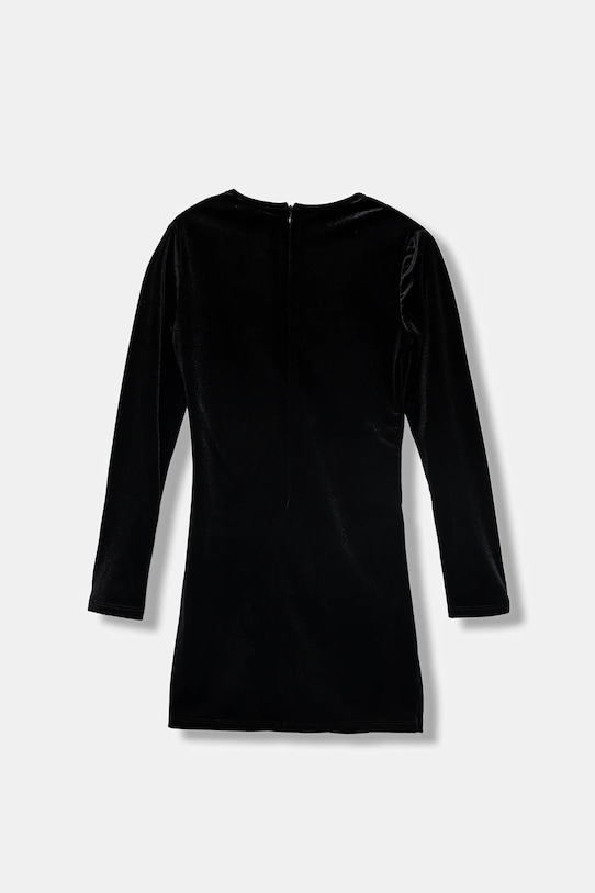 Дитяча оксамитова сукня Twinset 252GJ2035 чорний ZW25