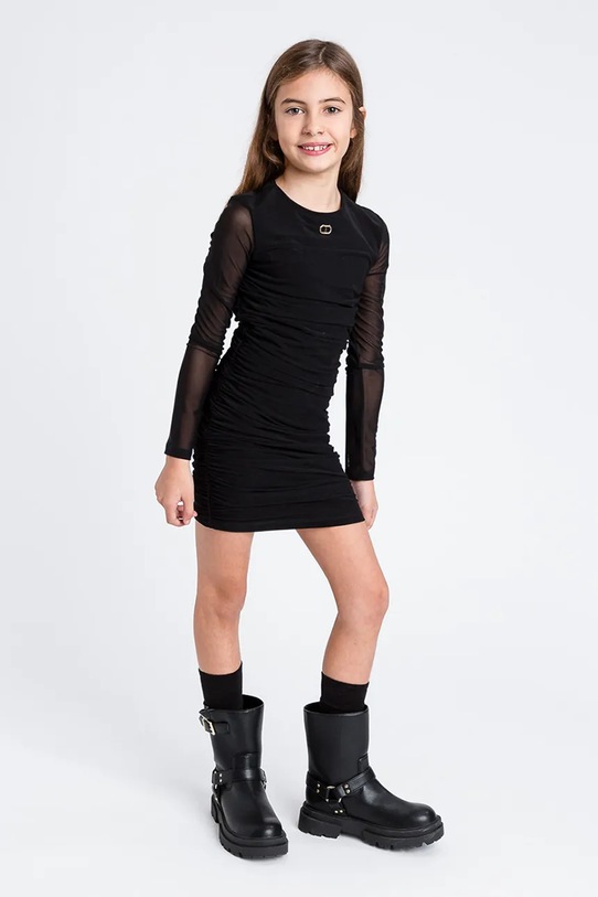 Twinset sukienka dziecięca 252GJ2312 czarny ZW25