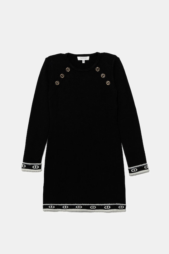 Детское платье Twinset длинный чёрный 252GJ3014