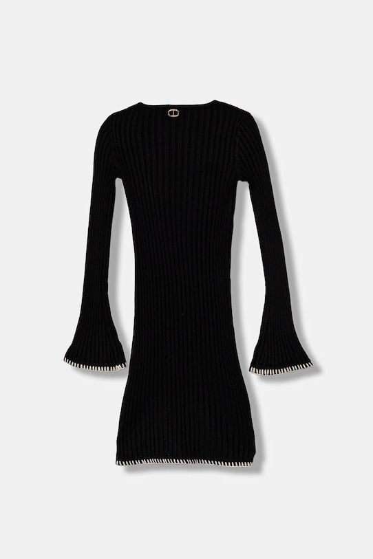 Twinset sukienka dziecięca 252GJ3093 czarny ZW25