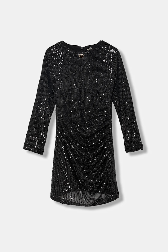 Twinset sukienka dziecięca 252GJ2230 czarny ZW25