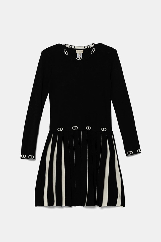 Twinset sukienka dziecięca 252GJ3101 czarny ZW25