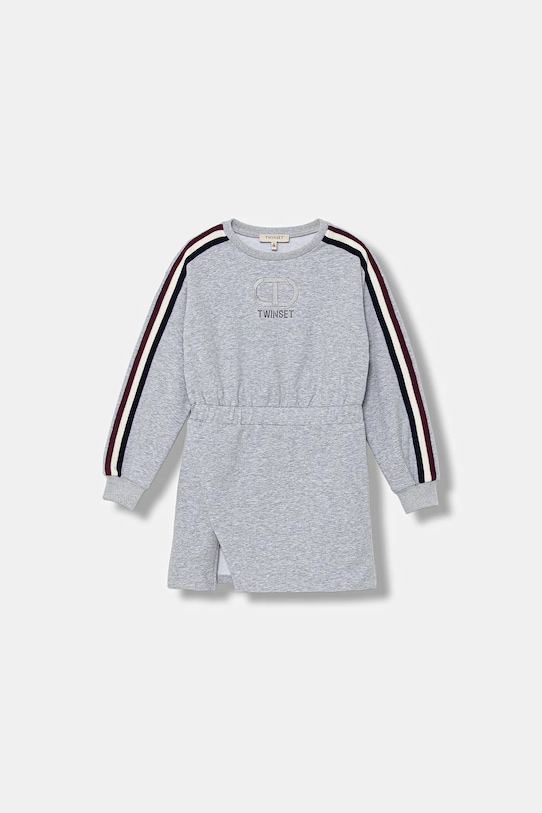Twinset rochie fete mini gri 252GJ201A