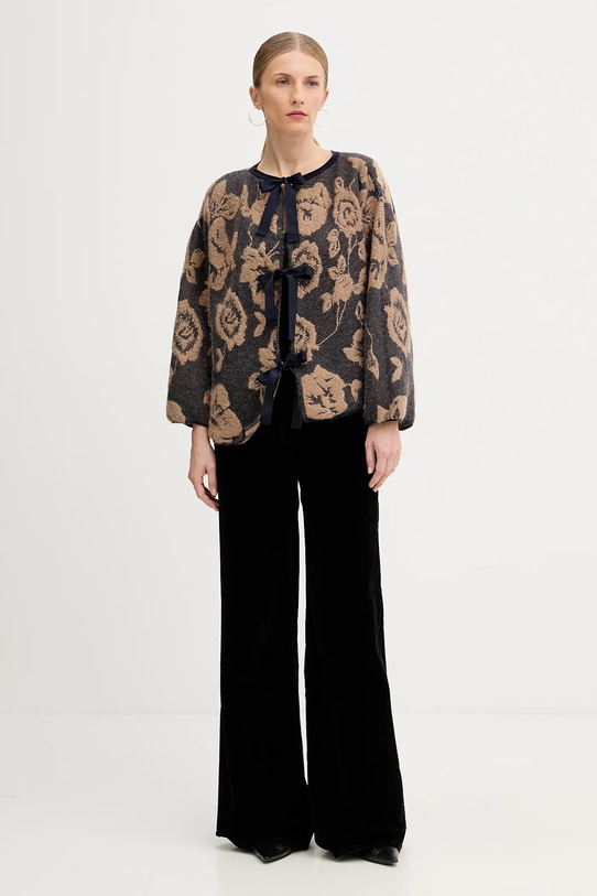 Abbigliamento Liviana Conti cardigan con lana L5WG67 marrone