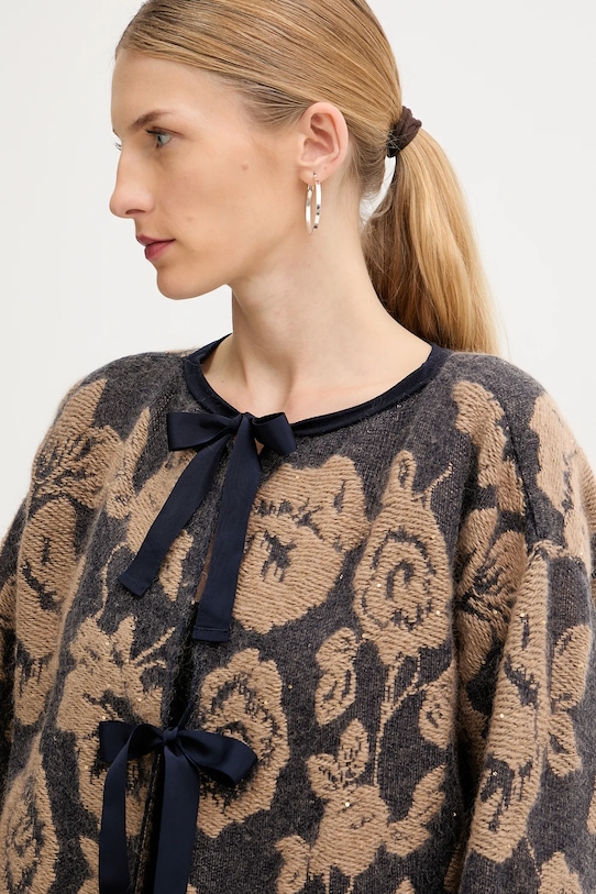 Liviana Conti cardigan con lana L5WG67