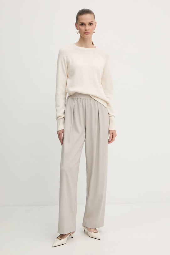 Silvian Heach sweter z domieszką wełny PICOULANE GPA25233MA beżowy ZW25