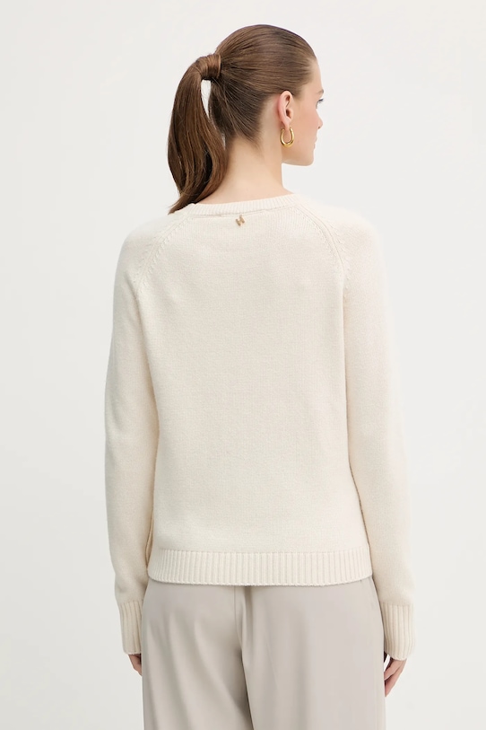 Odzież Silvian Heach sweter z domieszką wełny PICOULANE GPA25233MA beżowy