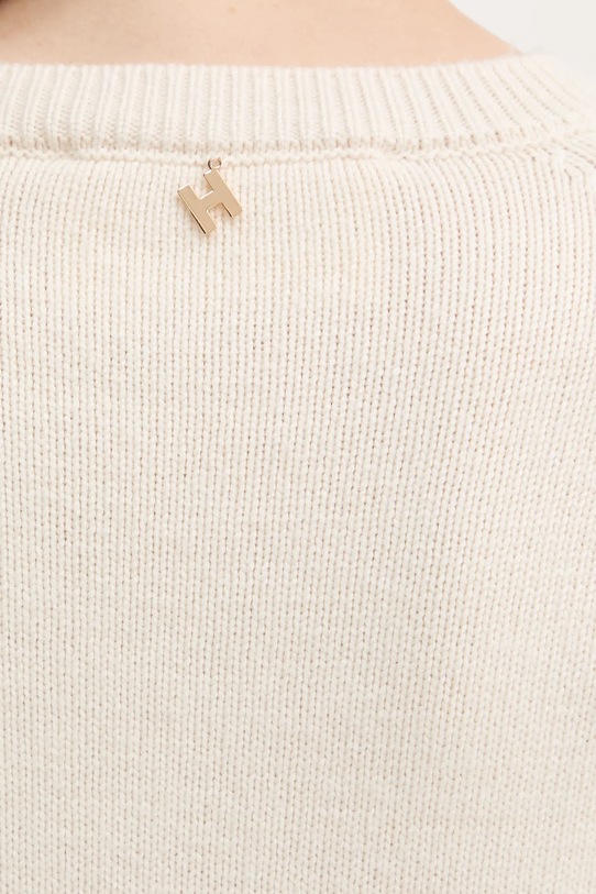 Silvian Heach sweter z domieszką wełny PICOULANE GPA25233MA beżowy