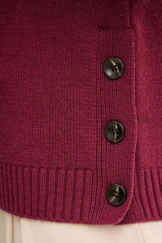 Silvian Heach pulover din amestec de lână PICOULANE GPA25233MA rosu